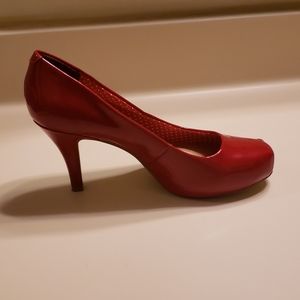 Madden Girl red patent heels